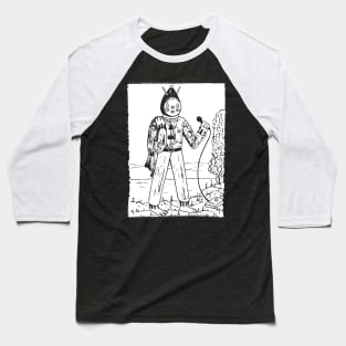 Sam the Sandown Clown -- Hauntology Baseball T-Shirt